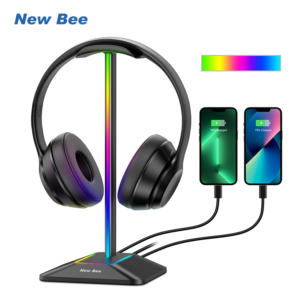 Headset Stand Rgb - Nova abelha z8 rgb fones de