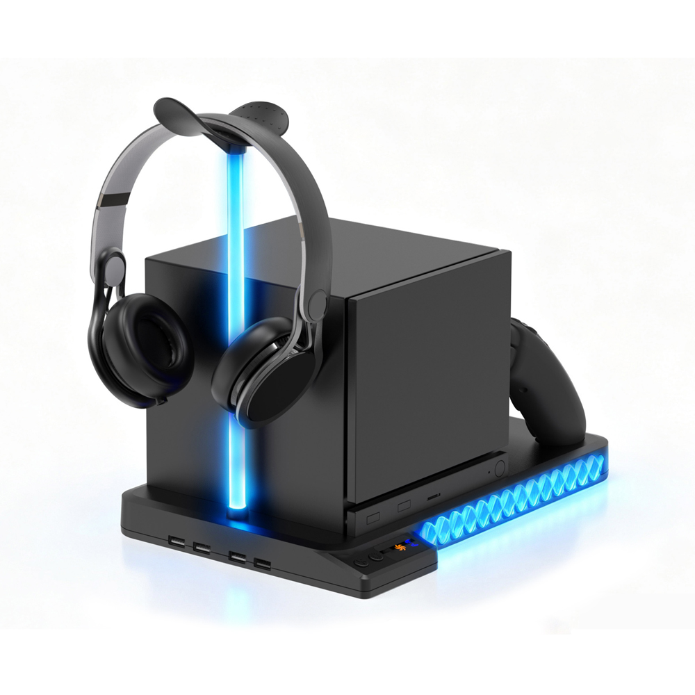 Headset Stand Rgb - Base de Carregamento para Máquina de