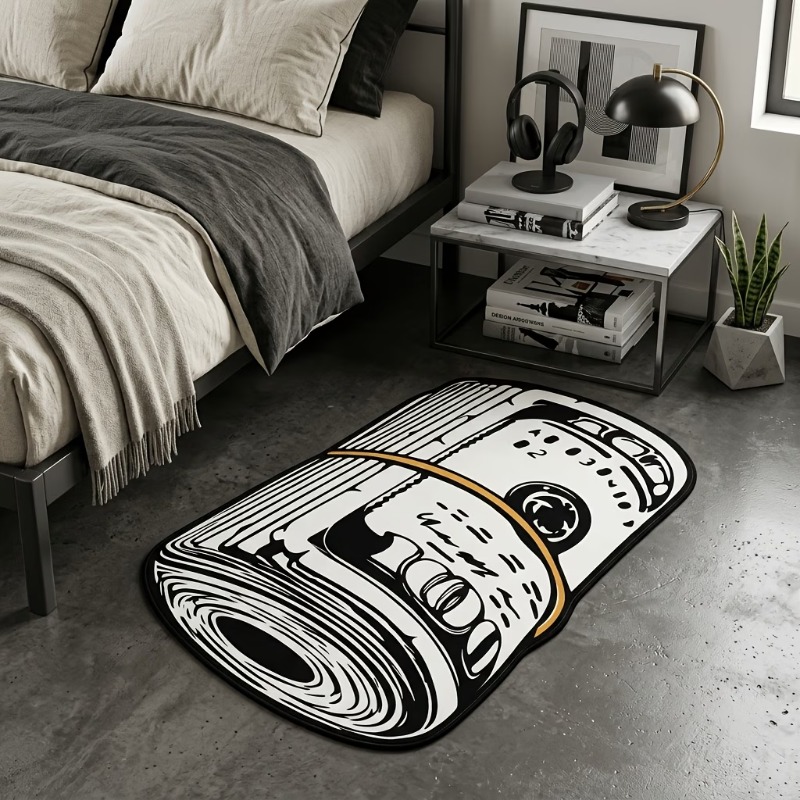 Vintage Gaming Accessories - Tapete Americano Retrô com Design de
