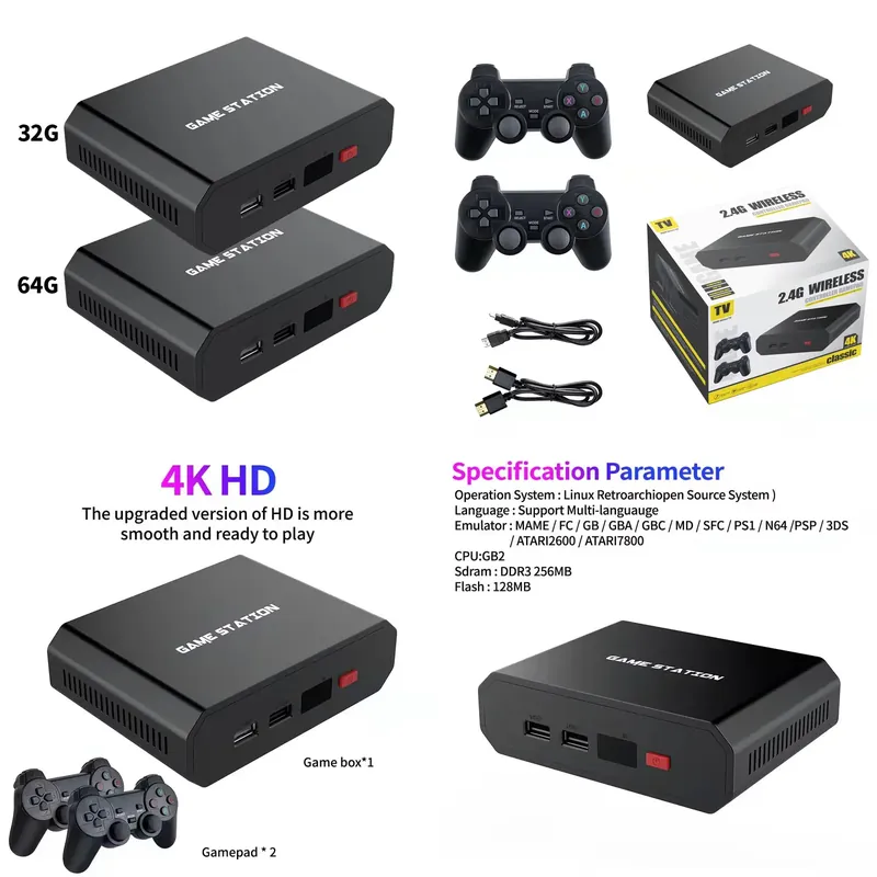 Gaming Accessories - Console de Videogame M8plus HD com
