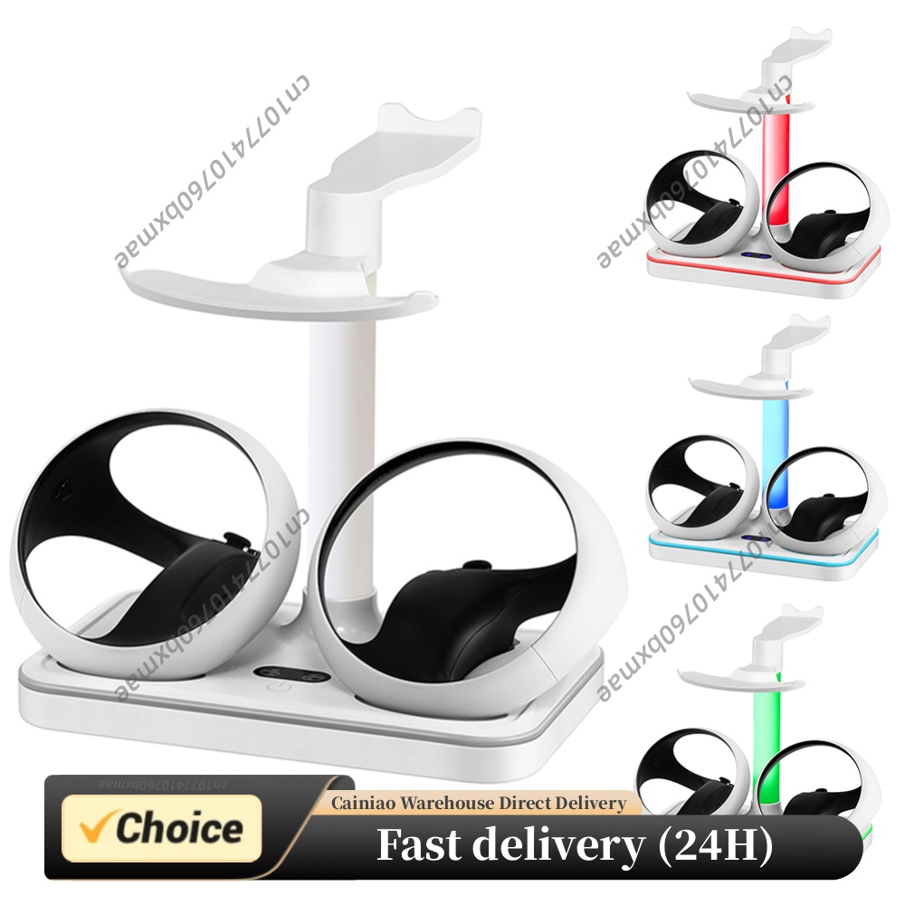 Headset Stand Rgb - Carregador de Controle Magnético, Suporte de