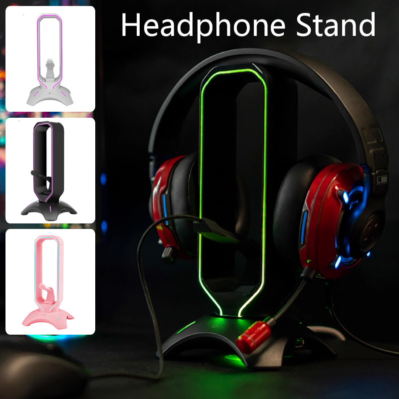 Headset Stand Rgb - Suporte para fone de ouvido para
