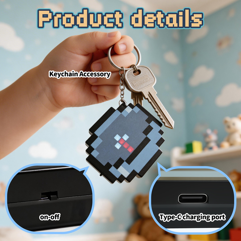 Gaming Accessories For 10 Year Old Boy - NOVO 2026: Bússola Pixel Recarregável Portátil