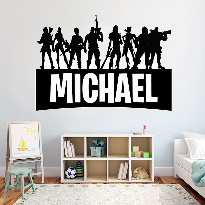 Gaming Accessories Bedroom - Jogo gamer nome personalizado decoração da