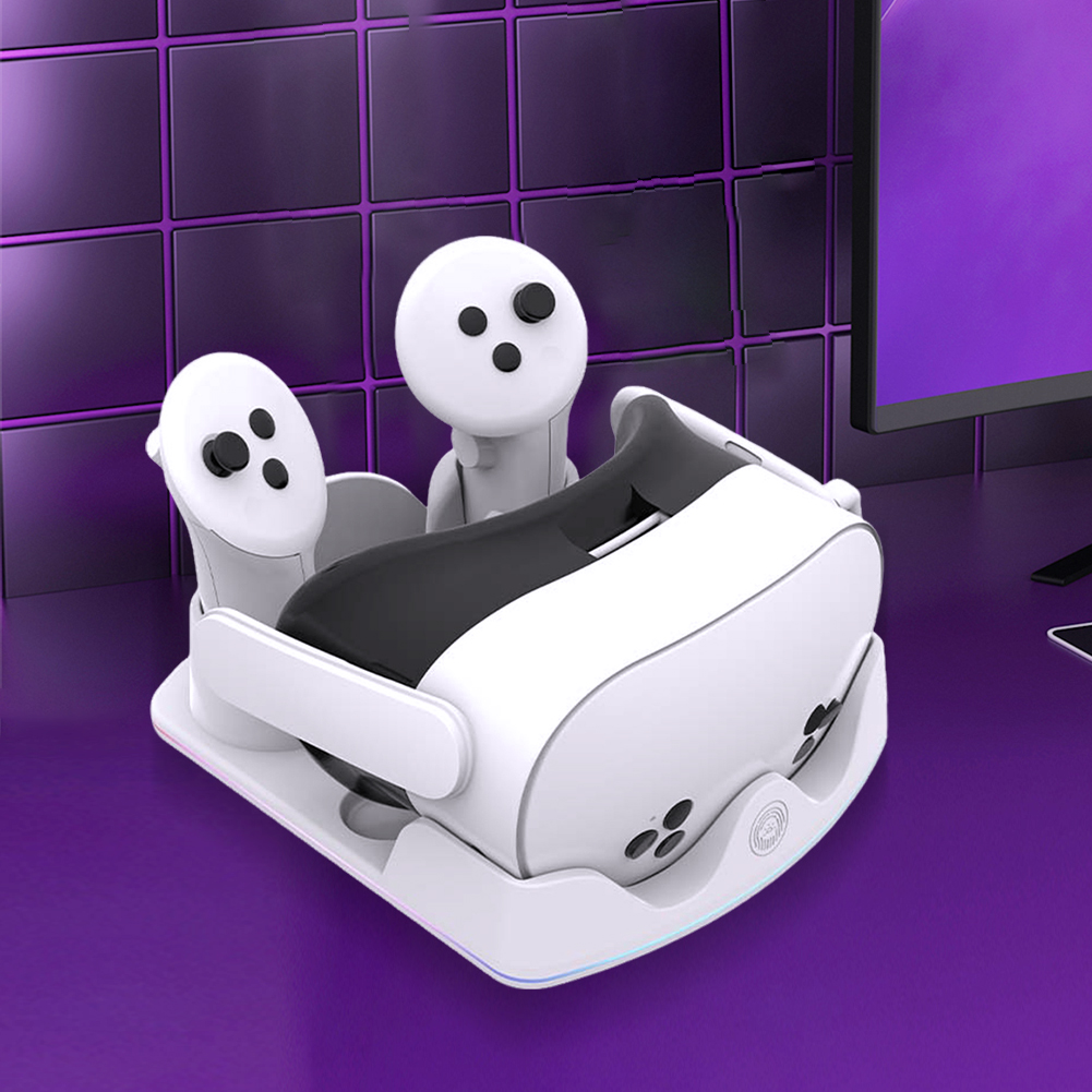 Headset Stand Rgb - Doca de carregamento para meta quest