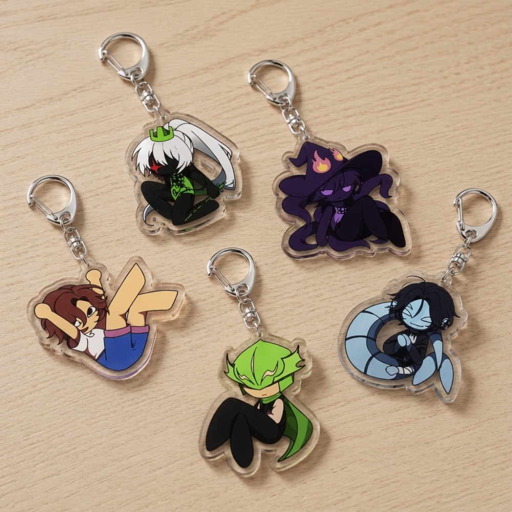 Gaming Accessories - Chaveiros de Acrílico Fofos de Desenho