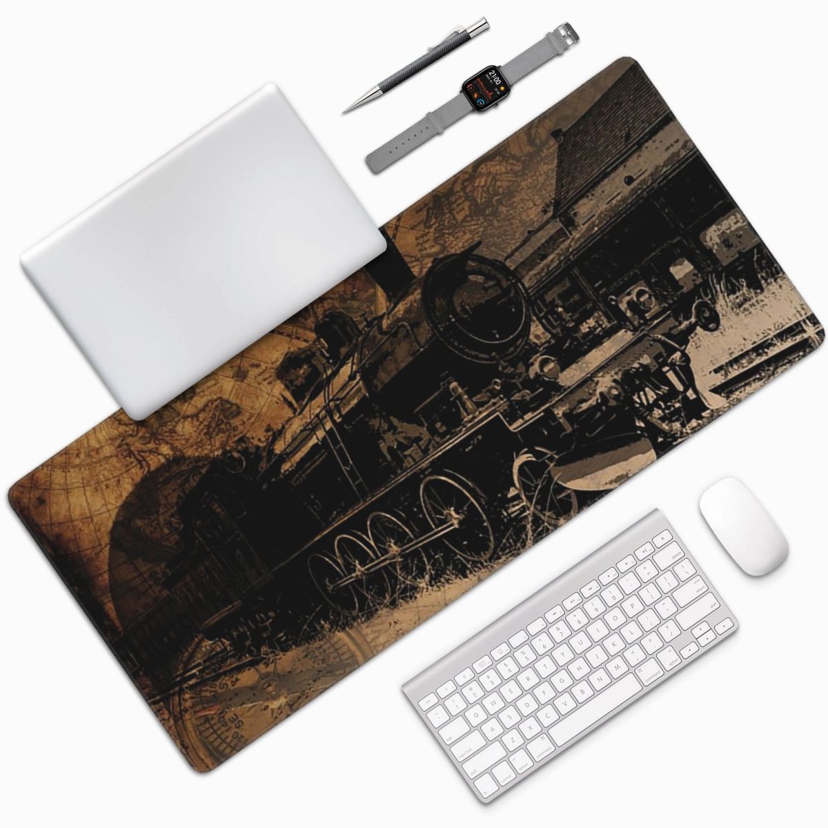 Grande Mouse Pad com Arte Vint - Vintage Gaming Accessories avaliação e preço