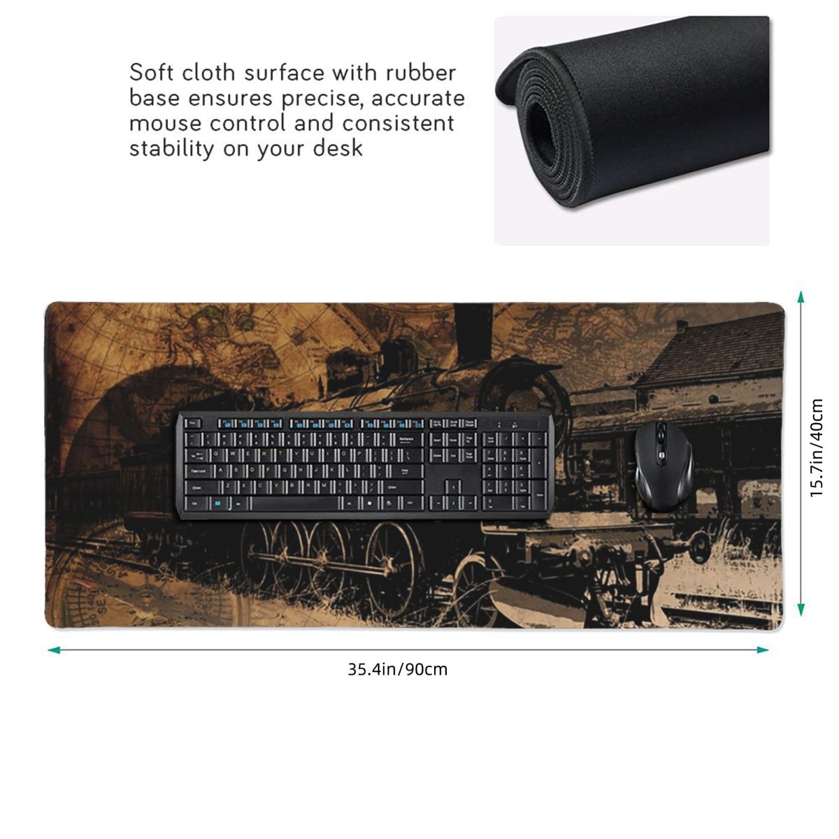 Grande Mouse Pad com Arte Vint - Vintage Gaming Accessories avaliação e preço