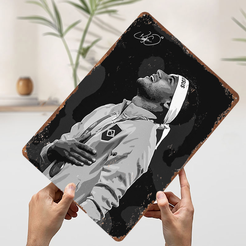 Neymar Jr. Placa de Metal Vint - Vintage Gaming Accessories avaliação e preço