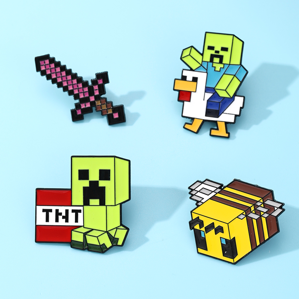 4 Peças de Pins de Esmalte Fof - Gaming Accessories avaliação e preço