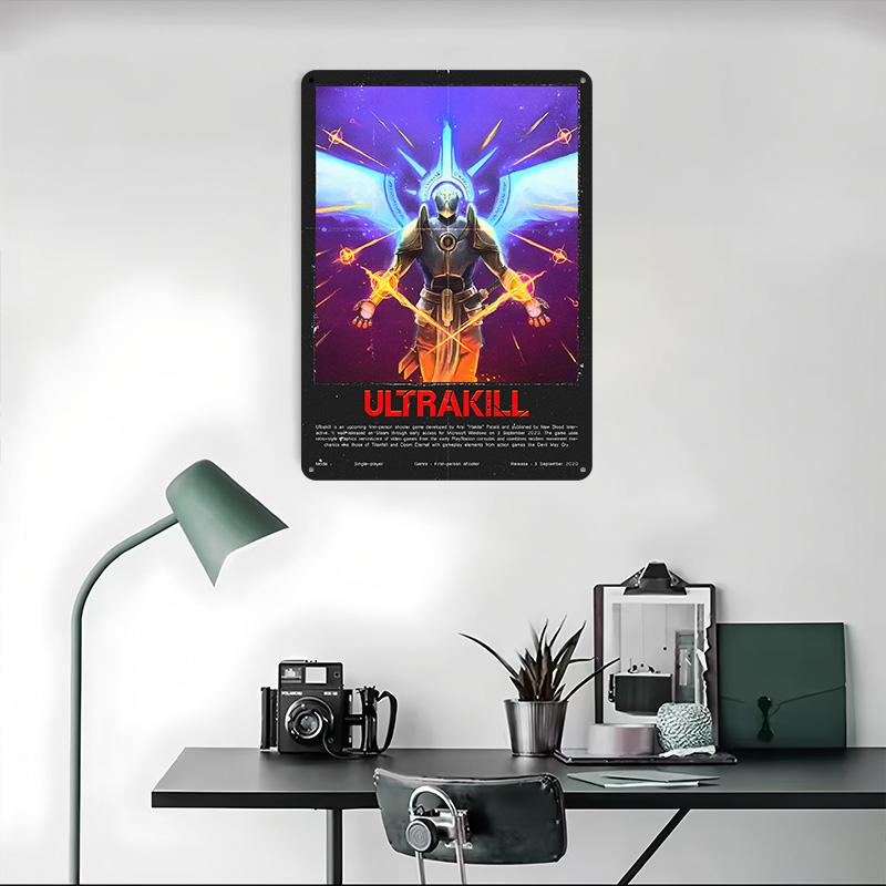 Pôster Metálico do Jogo Ultrak - Vintage Gaming Accessories avaliação e preço