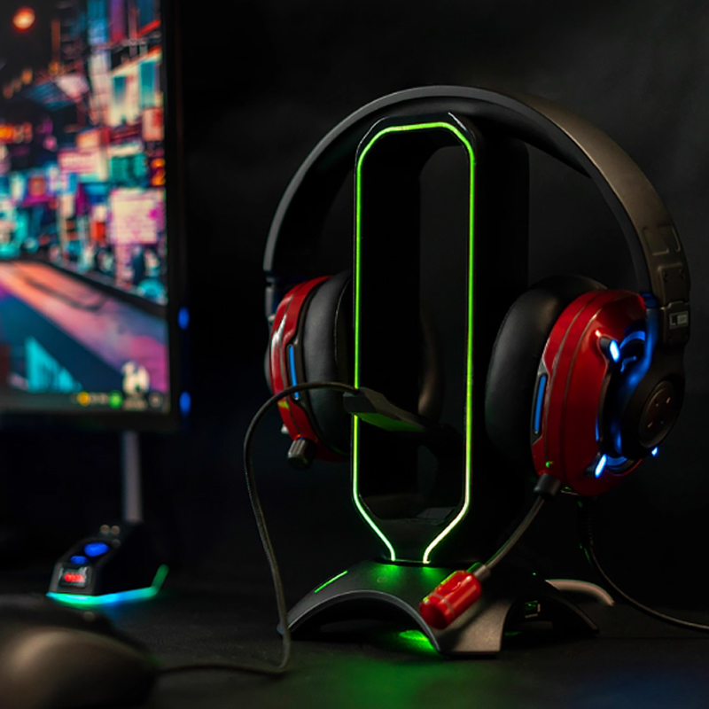 Suporte de fone de ouvido rgb  - Headset Stand Rgb avaliação e preço