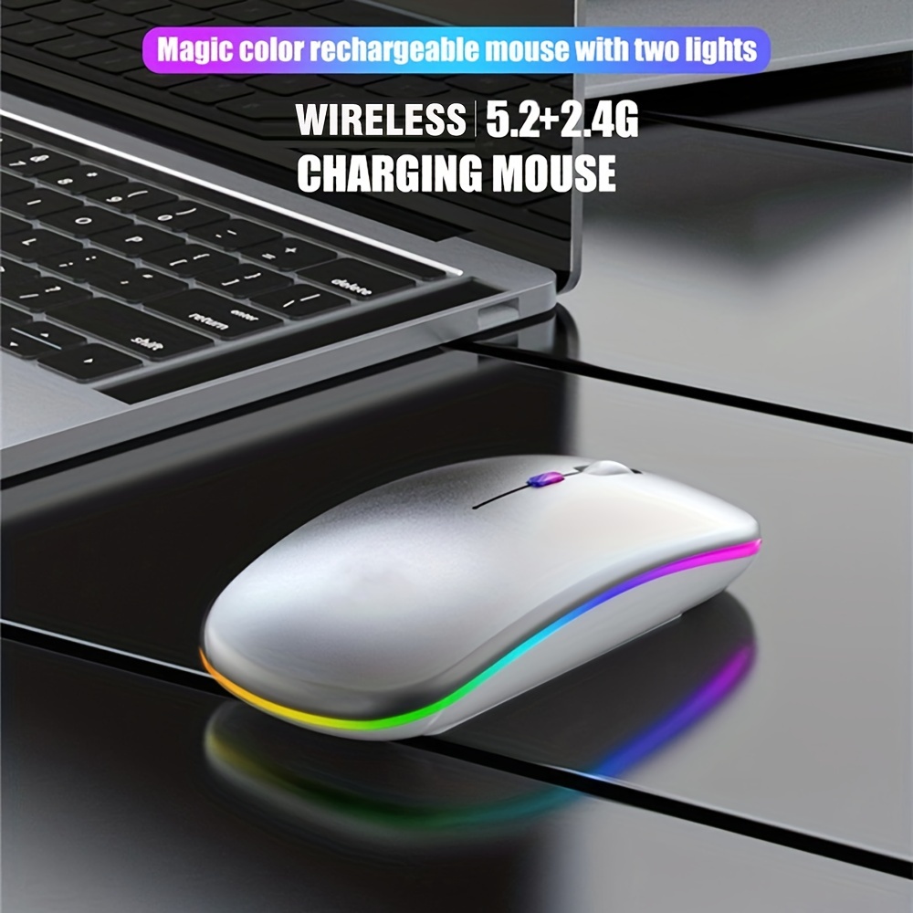 Mouse sem fio rgb recarregável - Gaming Accessories avaliação e preço