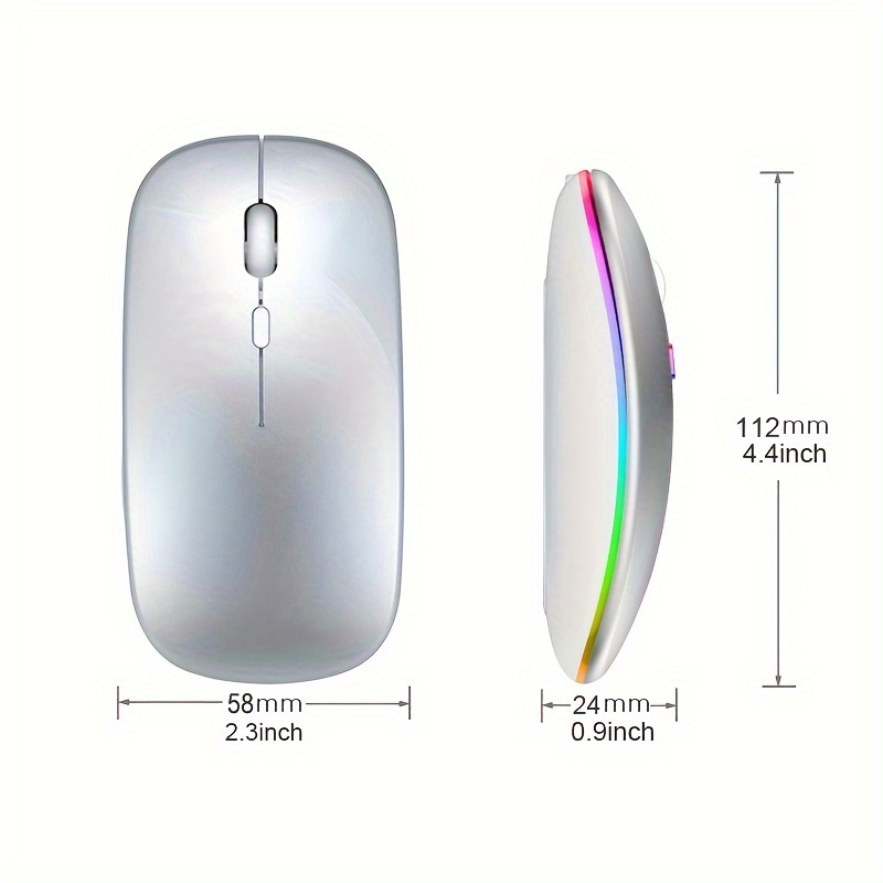 Mouse sem fio rgb recarregável - Gaming Accessories avaliação e preço
