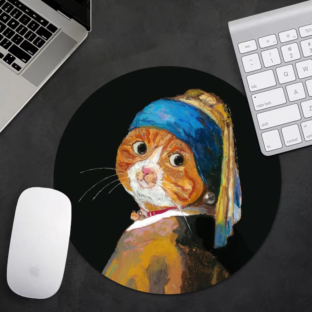 Gatos bonitos mouse pad vintag - Vintage Gaming Accessories avaliação e preço