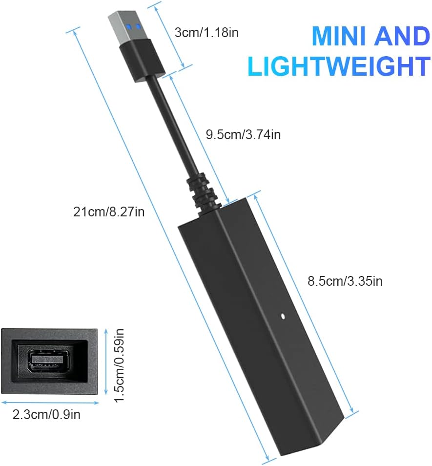 Adaptador de mini câmera PS VR - Gaming Accessories Ps4 avaliação e preço