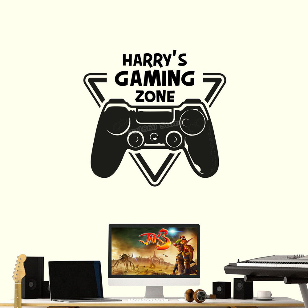 Nome personalizado zona de jog - Gaming Accessories Bedroom avaliação e preço