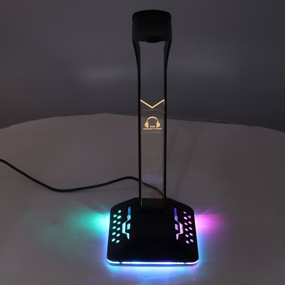 Suporte Universal para Fones d - Headset Stand Rgb avaliação e preço