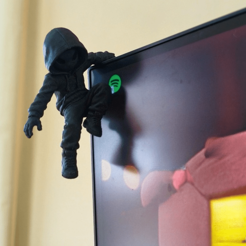 Mini Estátua Alienígena com Ca - Vintage Gaming Accessories avaliação e preço