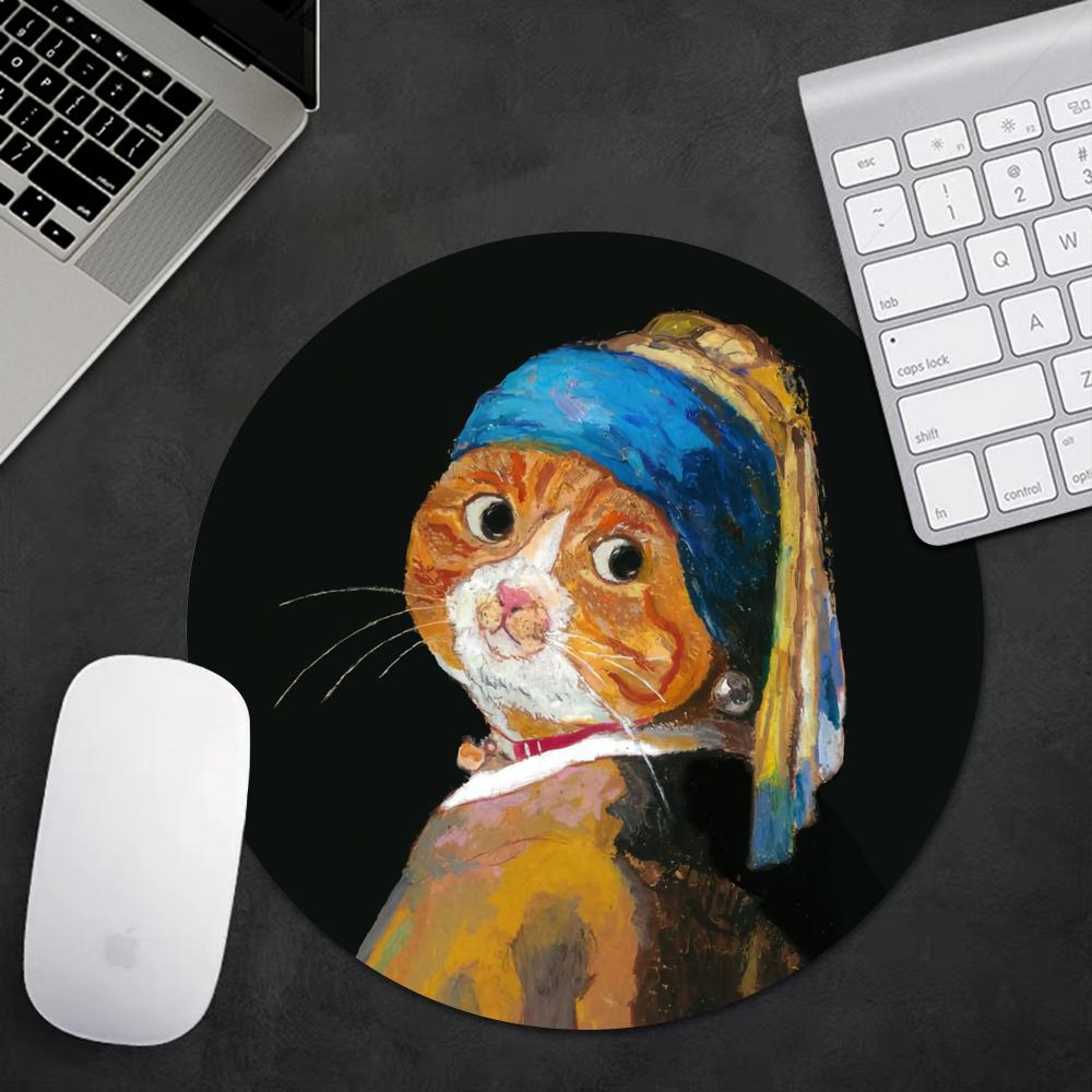 Gatos bonitos mouse pad vintag - Vintage Gaming Accessories avaliação e preço