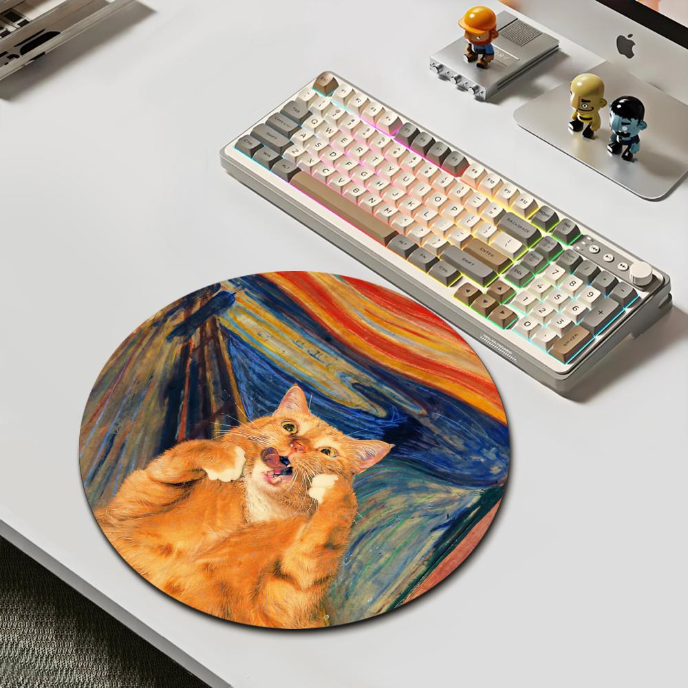 Gatos bonitos mouse pad vintag - Vintage Gaming Accessories avaliação e preço