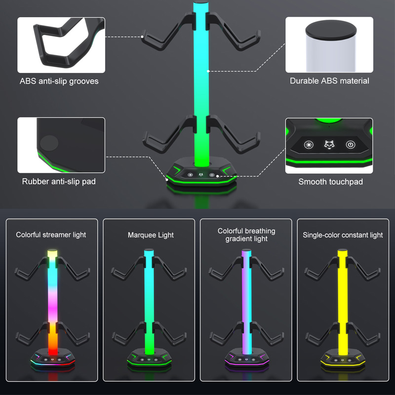 Suporte para Fones de Ouvido R - Headset Stand Rgb avaliação e preço
