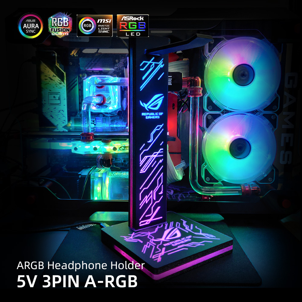Suporte para Fone de Ouvido AR - Headset Stand Rgb avaliação e preço